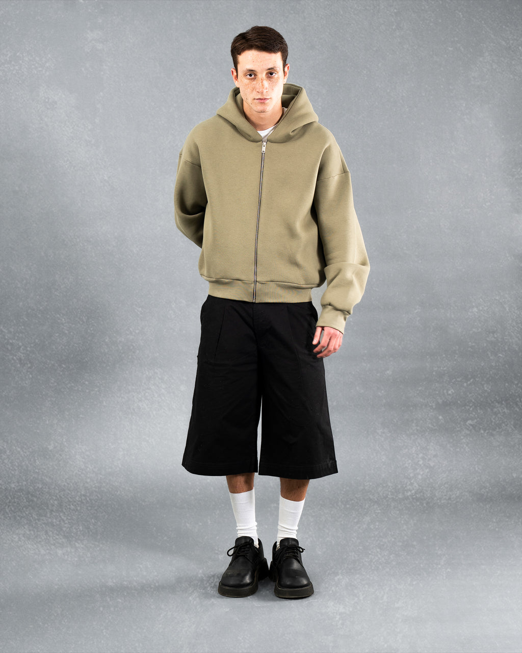 The Zipper 001 - olive